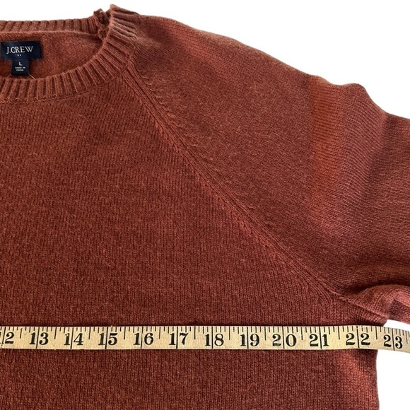 NWT J. CREW FACTORY WOOL BLEND CREW NECK SWEATER SIZE LARGE - Picture 9 of 12